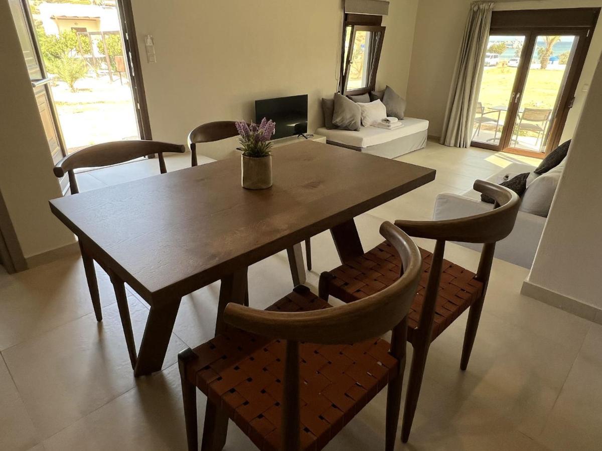 Studio At Beautiful Beach Kouremenos Apartment Anevato Exterior foto